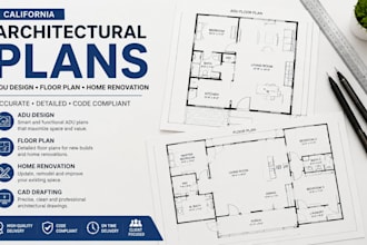 design california architectural plans adu design floor plan home renovation