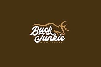 design unique hunting logo