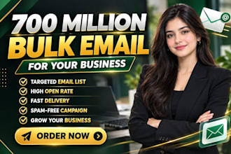 send 700 bulk emails email blast email marketing campaign