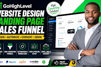gohighlevel landing page ghl website design go highlevel sales funnel expert