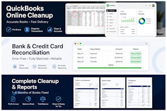 do quickbooks online cleanup and reconciliation