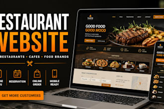build a restaurant website for your food business