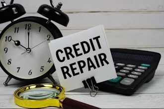 fix credit report, charge off, collection, remove inquiry across 3 bureau
