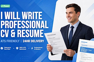 write a professional CV and resume for job seekers