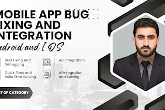fix mobile app bugs,debugging and ai flutter app issues