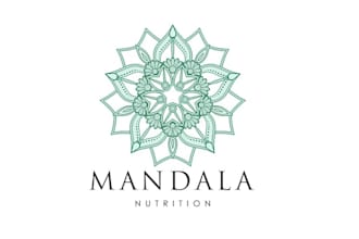 design unique mandala nutrition logo