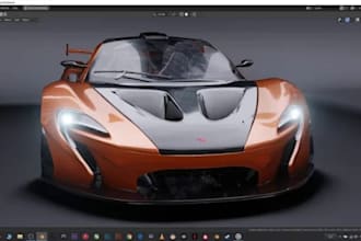 create realistic 3d car models for games animation and 3d printing