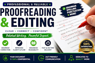 proofread, edit, and rewrite your english professionally