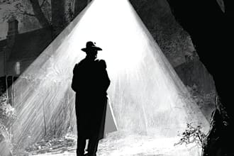 draw noir, horror and dark comic book art and illustrations