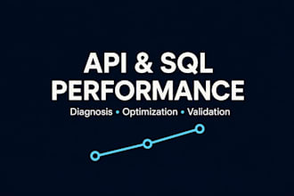 diagnose your slow API or sql and plan measurable fixes