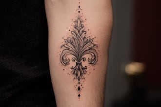 design a minimalist fine line tattoo