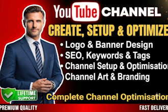 create and setup youtube channel professionally