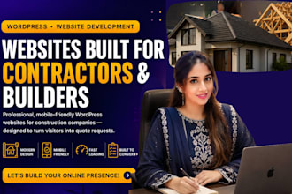 design wordpress website for your construction company
