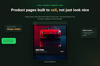 build a modern business landing page with whatsapp order integration