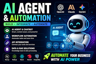 build custom ai agent, chatbot, workflow