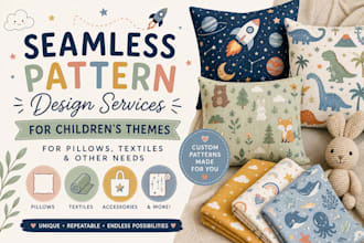 design unique seamless repeat patterns