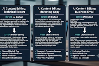 humanize ai generated content professionally