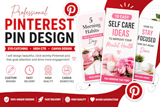 design professional canva pin graphics
