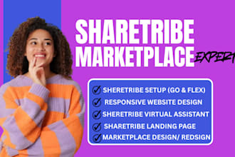 build  2 sided marketplace sharetribe go as sharetribe expert on sharetribe