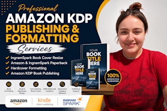 format print ready book cover for KDP ingramspark and lulu