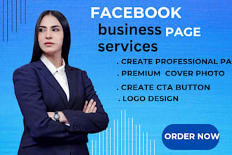 do professional facebook business page create, and setup