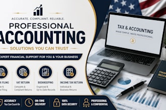 provide professional USA bookkeeping, accounting,
