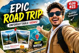 create professional vlog youtube thumbnails