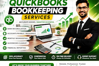 do quickbooks online bookkeeping, cleanup, and reconciliation