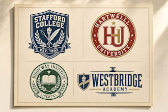 make professional school, college, university, academy, institute logo