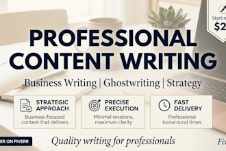 do the writing and editing of documents
