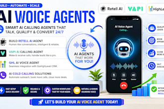 build retell ai agent, vapi ai calling agent, ghl ai voice agent ai cold calling