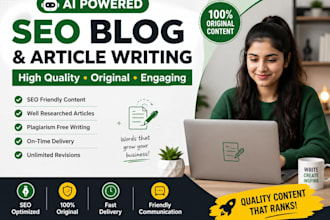 write ai SEO blog posts and articles