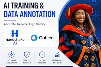 do handshake and outlier ai training for you