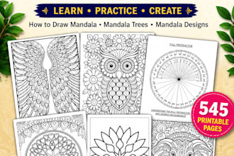 give you a printable 545 page mandala drawing workbook