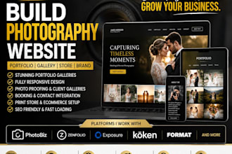 build photobiz photography website portfolio zenfolio exposure koken format