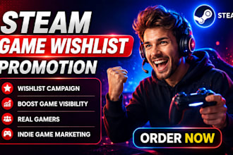 steam game promotion , steam wishlist and visibility boost, game marketing