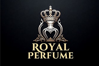 design a luxury perfume logo for your perfume brand