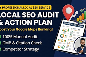 do a local SEO audit and detailed action plan to boost rankings