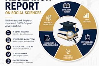 deliver a professional research report on social sciences