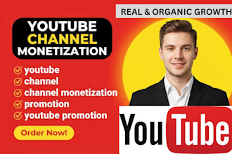 do organic youtube promotion for monetization