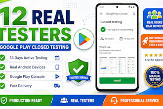 provide testers for google play closed testing
