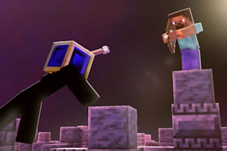 create custom minecraft thumbnails for you