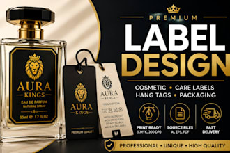 design custom care labels and product labels