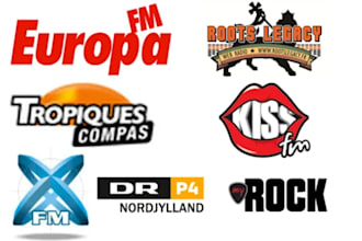 airplay your single track and promote on denmark, france, romania radio