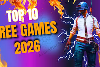 design eye catching youtube gaming thumbnails