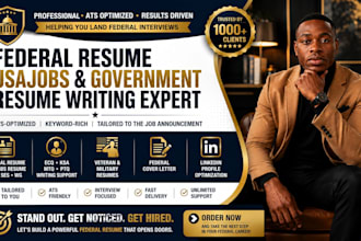 write ats federal resume, usajobs resume, government resume and ecq ksa