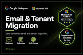 migrate business email to microsoft 365 or google workspace