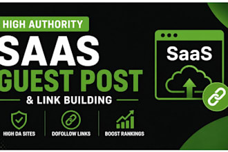 do manual saas guest post outreach for quality backlinks
