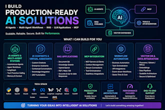 build production ai agents, rag chatbots and llm applications