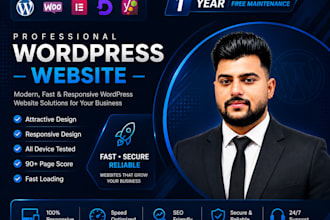 create a professional business website